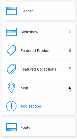 Shopify sections